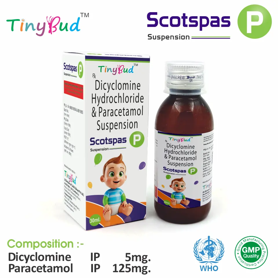 Dicyclomine Paracetamol Syrup PCD Franchise Opportunity